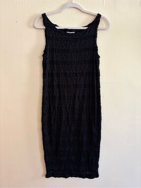 Ingrid & Isabel Black Maternity Dress Midi